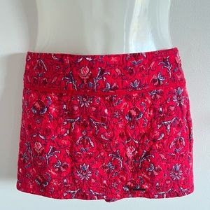 Abercrombie Mini Floral Quilted Skirt